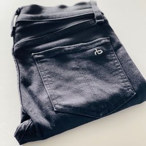 Rag & Bone Nina High Rise Skinny black jeans. Size 24